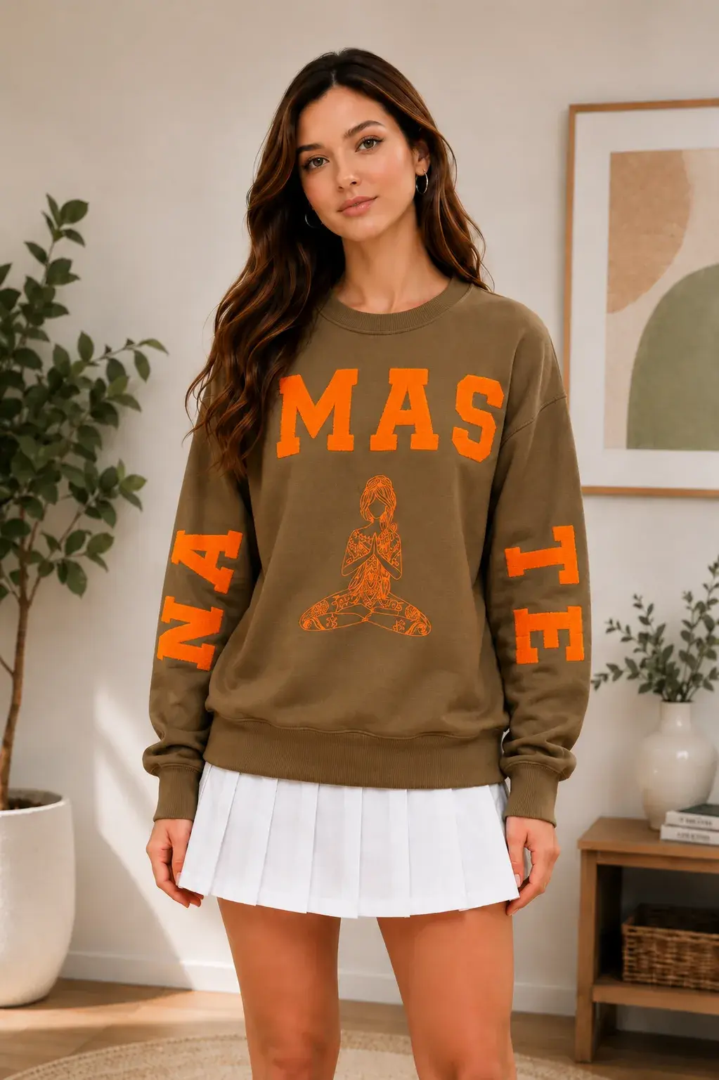 Neon Namaste Contrast Dress (20686)