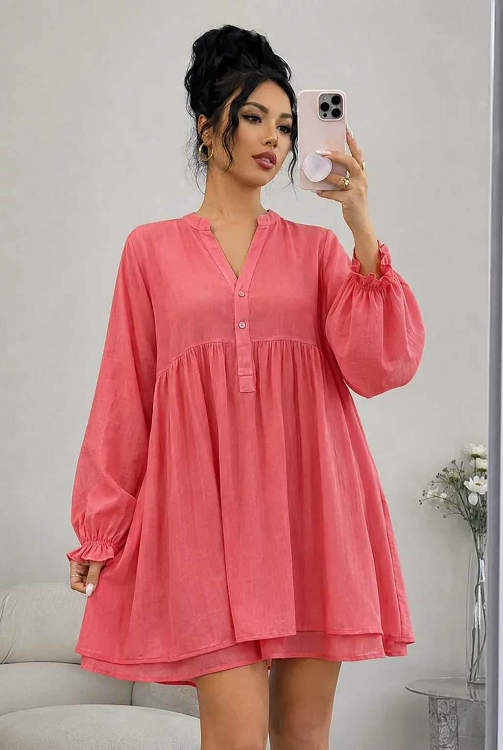 Namaste Breeze Embroidered Dress (JD2661)