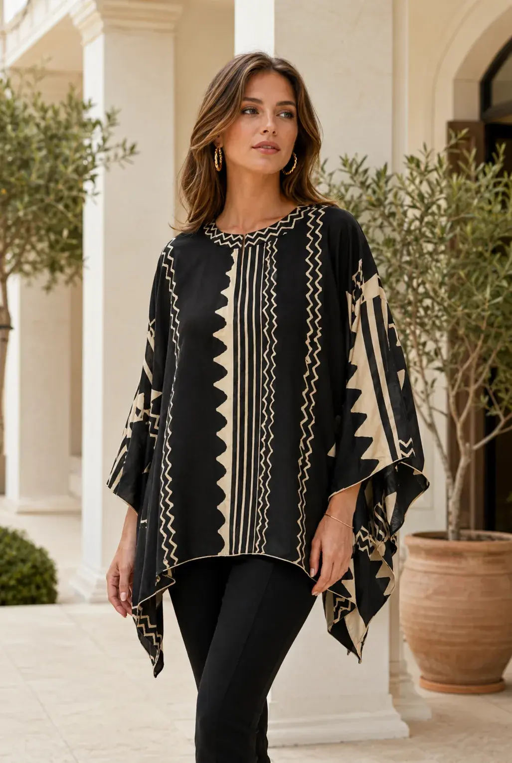 Noir Coastline Kimono (M1070)